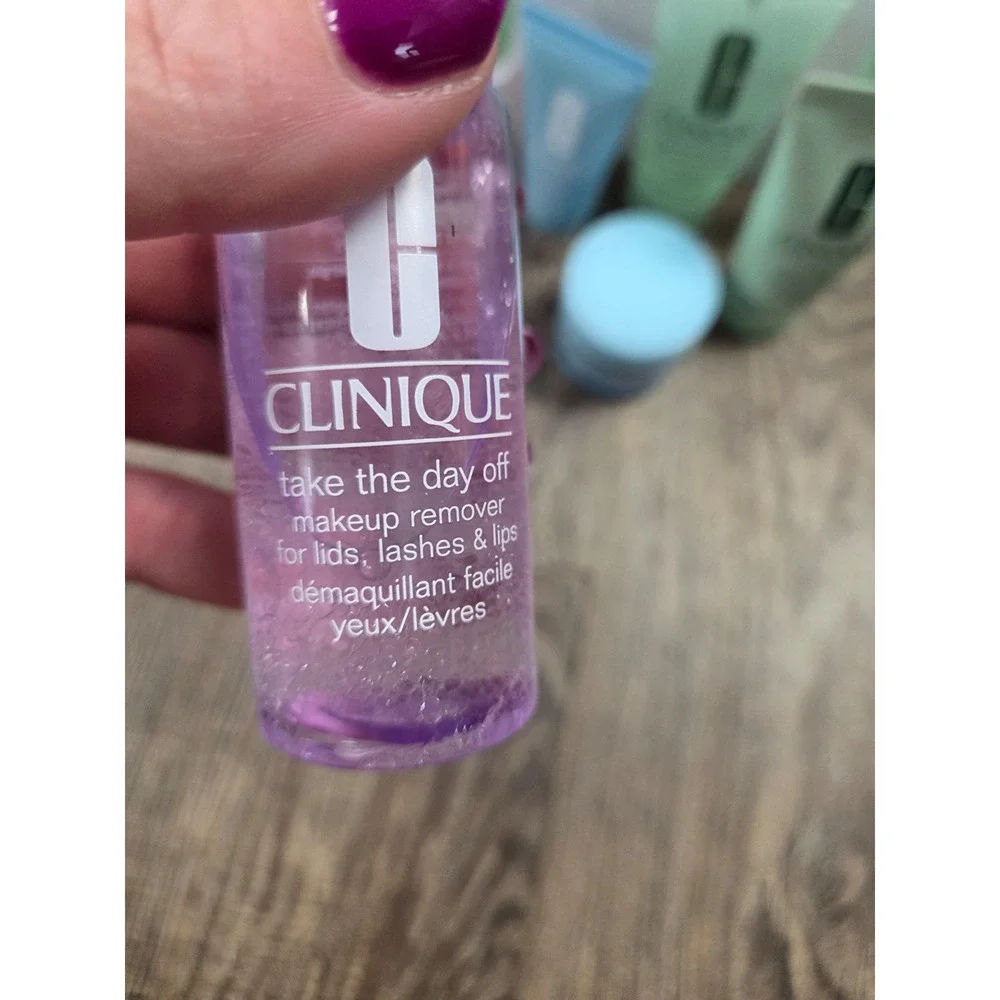 Clinique Travel Minis Samples Lot of 9 - Facial Cleanser Lotion Cream Overnight